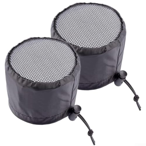 Grow-Zelt-Abdeckungen, 2er-Set, mit sicherem Sitz-Design, bietet effektiven Schutz vor Staub und Spinnen in Innengärten (15,2 cm) von Lecreatekit