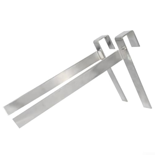 Halten Sie Ihren Bienenstock sicher mit verstellbaren Edelstahl-Bienenrahmenhaltern, 2er-Pack von Lecreatekit