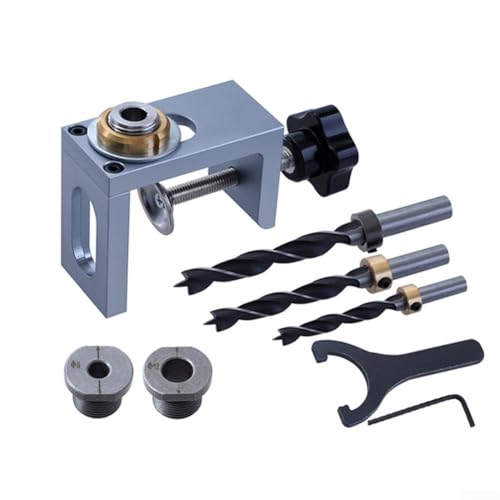 Hohe Dübelbohrerführung zum Stanzen von verdeckten Reboundern und Holzschreinereien (8 mm) von Lecreatekit