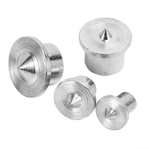 Holzdübel Zentrierspitzen Set, Holzbearbeitung Dübel Zentrierspitzen Markierstifte Set Metallgehäuse 6Mm 12Mm Für Holzbearbeitung(Solid) von Lecreatekit