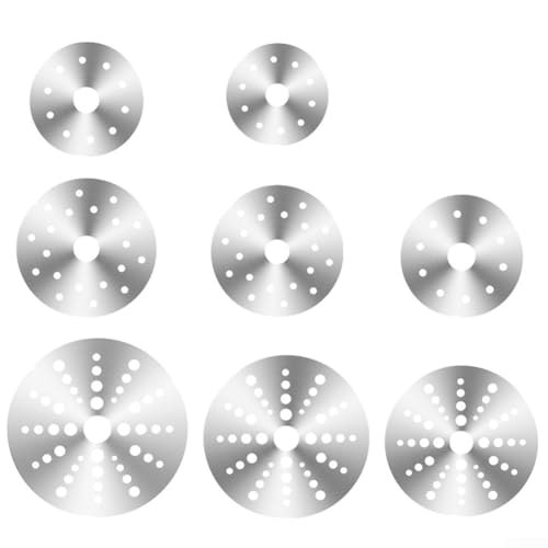 Lecreatekit Induktions-Koch-Wärmeverteiler-Disc, Edelstahl-Adapterplatte für verschiedene Kochgeschirr-Optionen (18 cm) von Lecreatekit