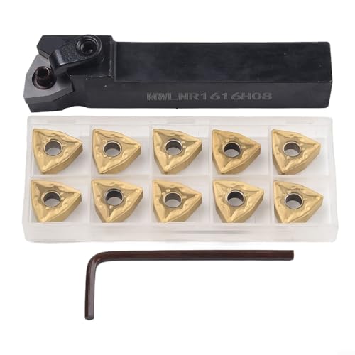 Innovatives Drehwerkzeug Set MWLNR1616H08 mit Ständer und zehn Hartmetall-Einsätzen WNMG432 Innovatives Drehwerkzeug Set MWLNR1616H08 mit Ständer und zehn Hartmetall-Einsätzen WNMG432 von Lecreatekit