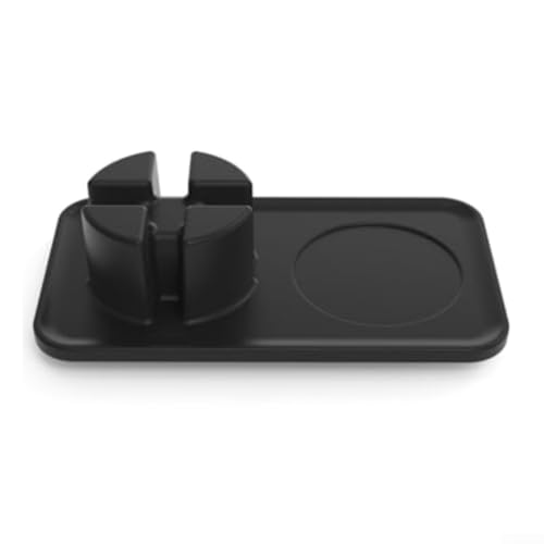 Kaffee rutschfeste Silikon Stopfmatte Stopfmatte mit Tamper Halter Basis Anti-Kratzschutz Drücken für Maschine ES601 von Lecreatekit