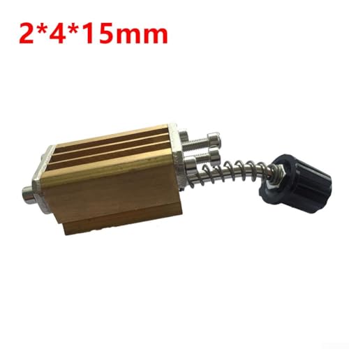 Kompatibler Briefhalter für manuelle Stempelbanddrucker DY8 und HP241B, aus Kupfermaterial für Langlebigkeit im Gebrauch (2 x 4 x 15 mm) von Lecreatekit