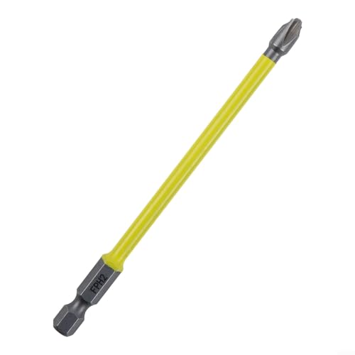Kreuz-Schraubendreher-Bit mit Magnetismus für Elektriker, spezielles Schlitz-Design in FPH2-Größe aus legiertem Stahl, erhältlich in den Längen 65 mm und 110 mm (110 mm) von Lecreatekit