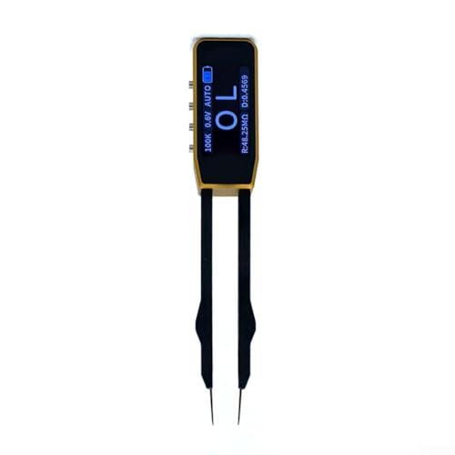 LCR-1S Smart Pinzette Bridge LCR Tester, Mini Smart Pinzette mit Farb-IPS-Bildschirm, für Induktivitäts-Durchgangs-Diodentest-Messung von Lecreatekit
