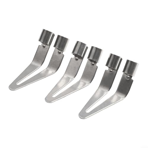 Lecreatekit Kunststoff-Schweißwerkzeug, glatter Kopf, 3/5 Stück, Metall-Löt-Reparatur-Eisen, Zubehör für Auto-Stoßstangen, PP-Kunststoff, 50 x 20 x 5 mm (3 Stück) von Lecreatekit