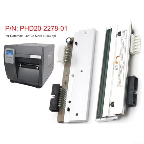 Lecreatekit PHD20227801 Thermo-Druckkopf, geeignet für zuverlässiges Drucken für Datamax I4212E bei 203 dpi von Lecreatekit