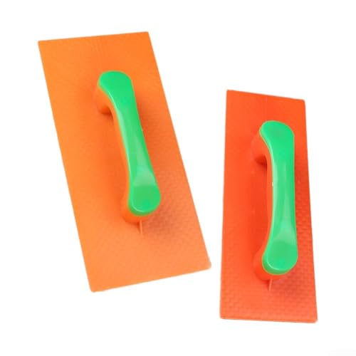 Lecreatekit Stabile Kunststoffkelle für effektives Putzen, Betonschwimmen und Trockenbauarbeiten (klein) von Lecreatekit