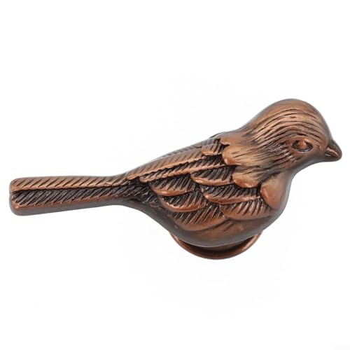 Lecreatekit Stilvoller Griff in Vogelform aus Zinklegierung für Möbel für Schrank und Kleiderschrank (Rotbronze) von Lecreatekit