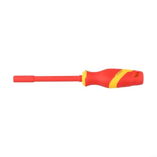 Lecreatekit VDE-Steckschlüssel für Elektriker, isolierter Steckschlüssel für Hochspannungsarbeiten, 1000 V Sicherheitswerkzeug (4 mm) von Lecreatekit