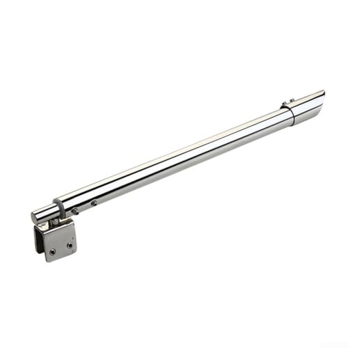 Lecreatekit Verstellbare Duschpaneel-Stangen aus Edelstahl, zur Stabilisierung von 8 12 mm Glas (Nr. 2 (Einzelkopf)) von Lecreatekit