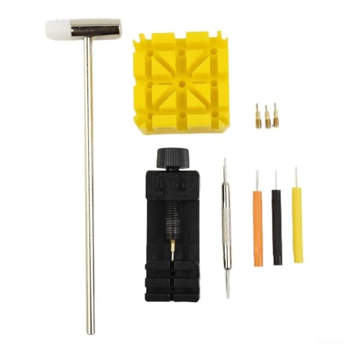 Leicht zu handhabendes 11-teiliges komplettes Werkzeug-Set, um Ihre täglichen Reparaturen zu vereinfachen (schwarz) von Lecreatekit