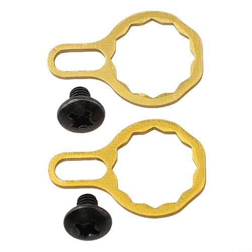 Leichte FiFor Shing Reel Verriegelungsplatte für Schraubenmutter für Set für A/Für D/Für S Marke Für D P3 5g Gesamtgewicht (Gold) von Lecreatekit