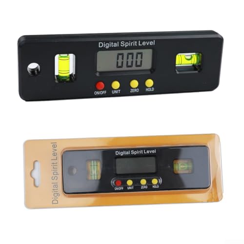 Magnetische digitale Wasserwaage mit mehreren Messeinheiten für den professionellen Einsatz (150 mm) von Lecreatekit