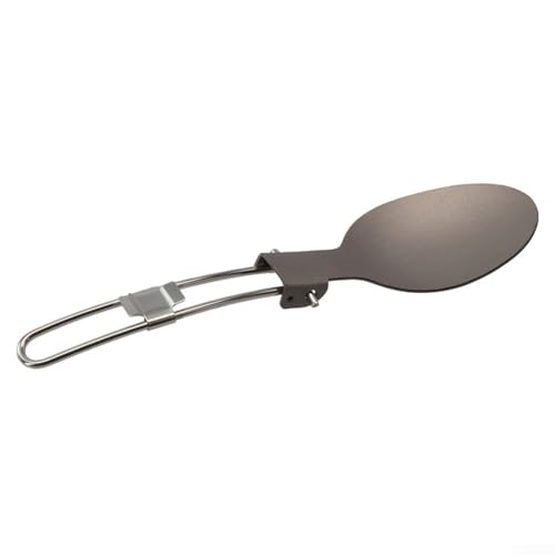 Outdoor Klappgeschirr Set Löffel Gabel ideal für Camping und Wandern Abenteuer (Löffel) von Lecreatekit