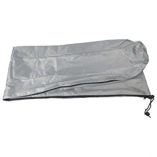 Outdoor Wäschespinne Abdeckung Wäscheständer Regenschirm Schutz vor Staub und Regen (160 x 15 x 15 cm grau) von Lecreatekit