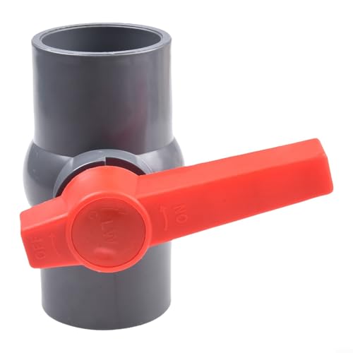 PVC Kugelhahn mit Schiebemuffe für effiziente Wasserdurchflusskontrolle in Rohren der Größen 20 50 mm (50 mm) von Lecreatekit