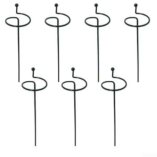 Pflanzenstütze, Kletterhalterungen, 40 cm, Pflanzenstütze, Kletter-Befestigungsrahmen, Metall, Gartenpfähle, grünes Pflanzen-Trainings-Halterungs-Set von Lecreatekit