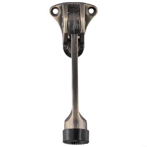 Praktischer Türstopper mit Struktur aus Zinklegierung und weicher Gummi-Fußstütze (grüne Bronze) von Lecreatekit