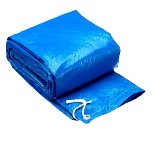 Rechteckige Poolabdeckung für Rahmenpools, einfache Installation mit Kordelzug, wasserdichtes PE-Gewebe (260 x 170 cm) von Lecreatekit