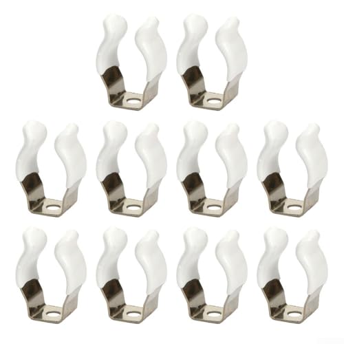 Robuste Werkzeug-Federklammern, Feder-Set, Frottee-Clips, Set, 10-teiliges Set, offene Stahlfeder-Werkzeug-Clips für die Organisation von Werkzeugen und Ausrüstung (12 mm) von Lecreatekit