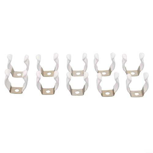 Robuste Werkzeug-Federklammern, Feder-Set, Frottee-Clips, Set, 10-teiliges Set, offene Stahlfeder-Werkzeug-Clips für die Organisation von Werkzeugen und Ausrüstung (19 mm) von Lecreatekit
