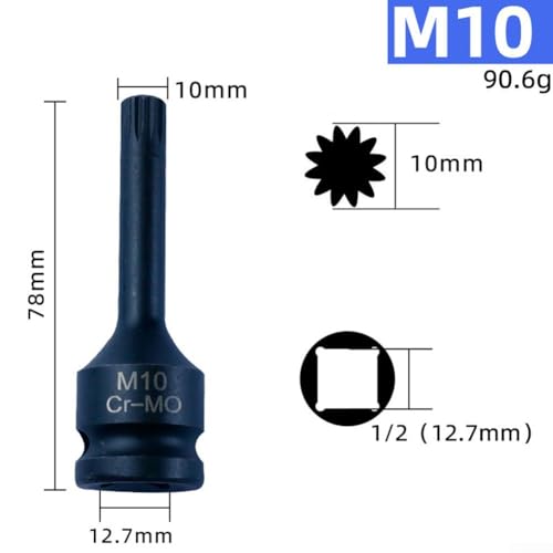 Robuster Steckdosenadapter mit zuverlässigem Design für den täglichen Gebrauch bei Reparaturen (M10) von Lecreatekit
