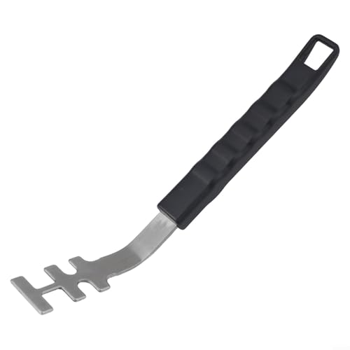 Rostheber aus Edelstahl für Grill, sicheres Werkzeug für die Handhabung heißer Grillflächen von Lecreatekit