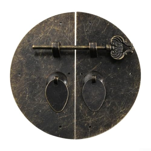 Runde Schnalle Schrankschloss, runde Eisen dekorative Box Schnalle Metall Schrank Hardware Möbel Kupfer Schloss Riegel für Schubladentür Runde Schnalle Schrankschloss, runde Eisen dekorative Box Schnalle Metall Schrank Hardware Möbel Kupfer Schloss Riegel für Schubladentür von Lecreatekit