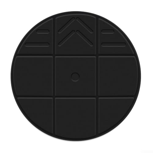 Rutschfeste PU-Spielmatte für Meta Quest3, entworfen für immersives Spielen und einfache Lagerung (schwarz) von Lecreatekit