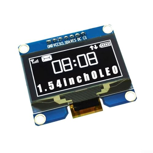 SSD1309 1 54 Zoll für OLED Display, perfekt für IIC Interface Projekte mit klarem Bild (weiß) von Lecreatekit