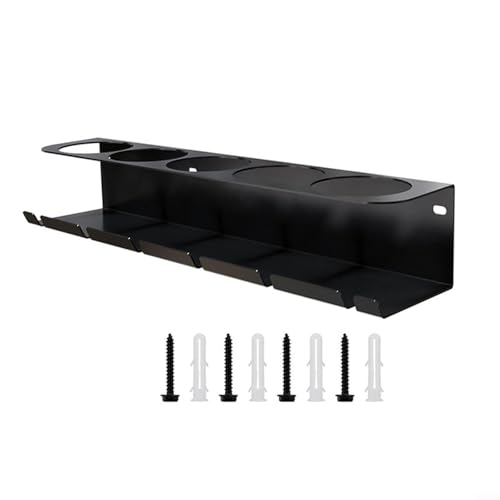 Schwerer Metall-Werkzeughalter für Garage, 5 Dosen, Organizer mit 6 Schlitzen für effiziente Aufbewahrung und einfachen Zugriff Schwerer Metall-Werkzeughalter für Garage, 5 Dosen, Organizer mit 6 Schlitzen für effiziente Aufbewahrung und einfachen Zugriff von Lecreatekit