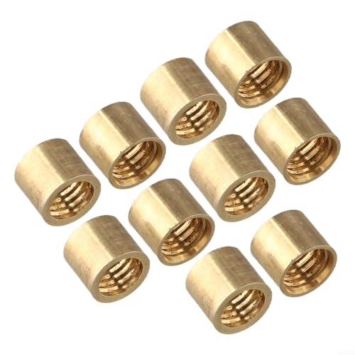 Snooker Pool Queue Essentials 10 Stück Messingspitzen für die Pflege Ihrer Queues (12 mm) von Lecreatekit