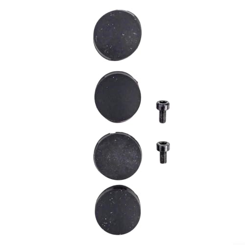 Stabiles Türklingelknopf-Ersatz-Set mit Schrauben, langlebig für Video-Türklingel Pro Benutzer (schwarz) von Lecreatekit