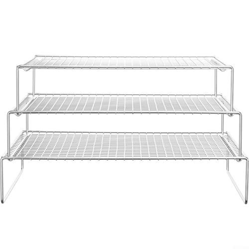 Stapelbare Kühlroste aus Edelstahl mit 3 Ebenen, vertikales Anordnungs-Tablett, Luftzirkulations-Racks für Ofen, Pizza, Brot Stapelbare Kühlroste aus Edelstahl mit 3 Ebenen, vertikales Anordnungs-Tablett, Luftzirkulations-Racks für Ofen, Pizza, Brot von Lecreatekit