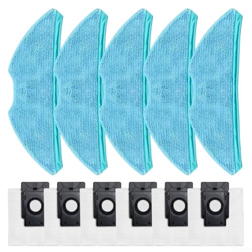 Staubsauger-Set, Staubbeutel, Mikrofaser, waschbar, wiederverwendbar, Wischmopp-Pads Ersatzteile für MEDION X50 SW MD 2004 Roboter-Staubsauger Staubsauger-Set, Staubbeutel, Mikrofaser, waschbar, wiederverwendbar, Wischmopp-Pads Ersatzteile für MEDION X50 SW MD 2004 Roboter-Staubsauger von Lecreatekit