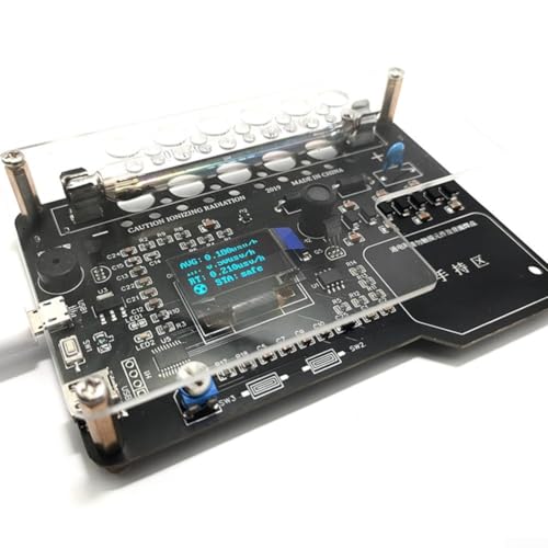 Strahlungsdetektor-Tester, DIY-Geiger-Zähler-Set, montiertes Modul mit Echtzeit-Dosis-Prozentdiagramm-Funktionen für Röntgenstrahlung Strahlungsdetektor-Tester, DIY-Geiger-Zähler-Set, montiertes Modul mit Echtzeit-Dosis-Prozentdiagramm-Funktionen für Röntgenstrahlung von Lecreatekit