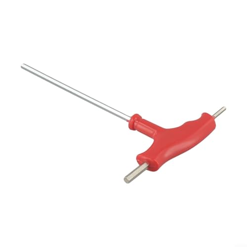 T-förmiger Schraubenschlüssel mit Sechskant- und Pflaumenkopf-Optionen, mit ergonomischem Kunststoffgriff für effiziente Möbelmontage und Autowartung (3-4-5) von Lecreatekit
