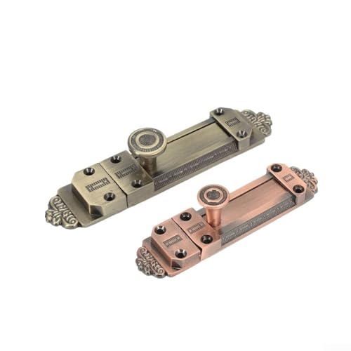Türschloss aus robuster Zinklegierung, geeignet für Badezimmer- und Schlafzimmertüren (10,2 cm Bronze) von Lecreatekit