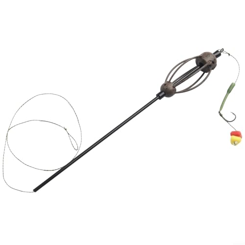 Umfassendes Karpfenangeln Setup mit Köderkäfigen und Haken für optimales Angelerlebnis (6#) von Lecreatekit