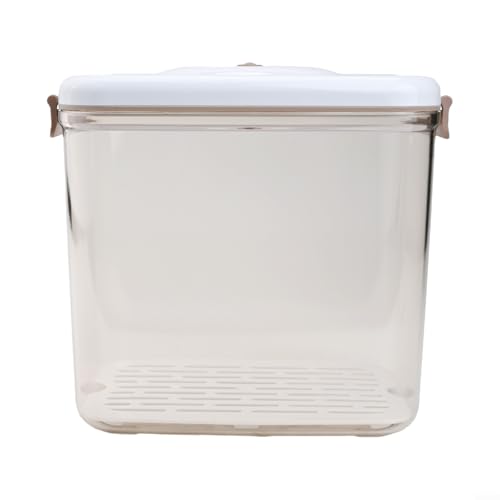 Vakuum-Aufbewahrungsbox für Lebensmittel mit praktischem Öffnungsmechanismus und auslaufsicherem Design für optimale Frische (4,6 l) von Lecreatekit