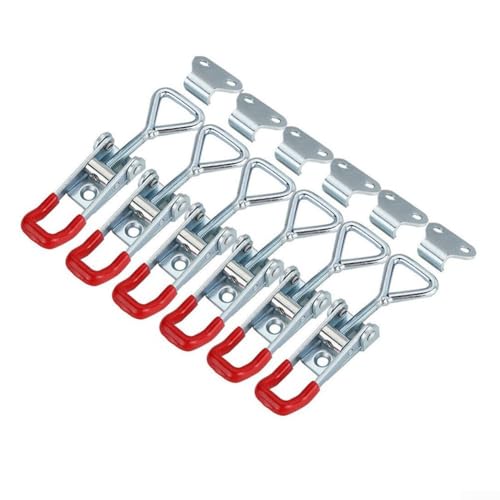 Verstellbare Knebelverschluss, 6 Stück, für Schlosskästen und Schränke, hält 100 kg Verstellbare Knebelverschluss, 6 Stück, für Schlosskästen und Schränke, hält 100 kg von Lecreatekit