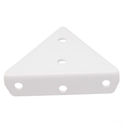 Wandhalterung, unsichtbare dreieckige Halterungen für sichere und Möbelmontage, Weiß, 85 mm von Lecreatekit