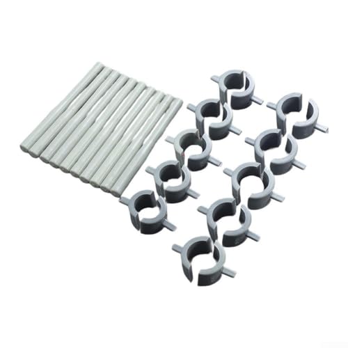 Wasserrohr-Reparaturwerkzeug, Heißschmelzwasserrohr-Reparatur-Set mit Flicken, wasserdichte Lochdichtung, grün, für PPR für PE-Rohre (5-teilig) von Lecreatekit