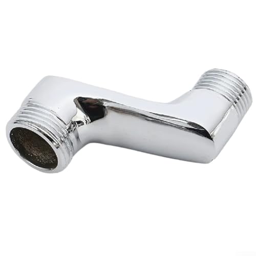 Winkel Winkelverschraubungen Biegungen, 4 Punkt Winkel Ellenbogen Armaturen Reduzierbiegen Duschkopf Wasserhahn Wasserrohr Adapter Gelenk für Sanitär (D) von Lecreatekit