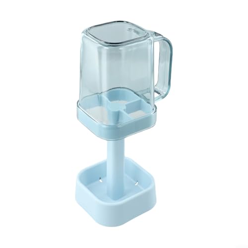 Zahnbürstenhalter-Set mit minimalistischem Design und verstellbarer Höhe für den persönlichen Gebrauch (blau) von Lecreatekit
