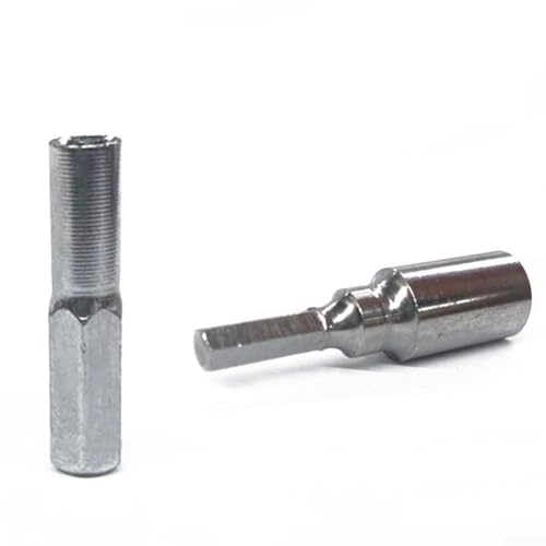 Zuverlässiger magnetischer Schraubendreher-Adapter, Übergang zwischen 4 mm und 6 35 mm Bits für verbesserte Benutzerfreundlichkeit (1 Set) von Lecreatekit