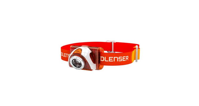 Led Lenser LED Taschenlampe LEDLENSER SEO3 Orange Stirnlampe 3xAAA von Led Lenser