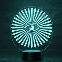 Allsehendes Auge, Auge Der Vorsehung, Gottes, Freimaurer, Led Licht Individualisierbare Nachttischleuchte, Esoterik, Symbol, Religion Allsehendes Auge, Auge Der Vorsehung, Gottes, Freimaurer, Led Licht Individualisierbare Nachttischleuchte, Esoterik, Symbol, Religion von LedTommy
